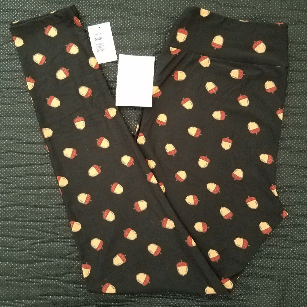 Lularoe TC Tall and Curvy leggings Acorn